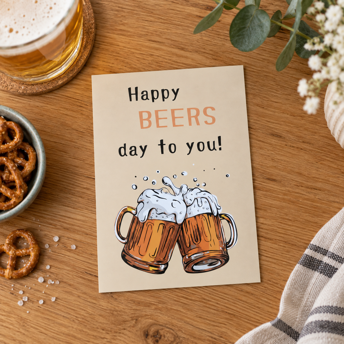 Postkarte "Beersday"