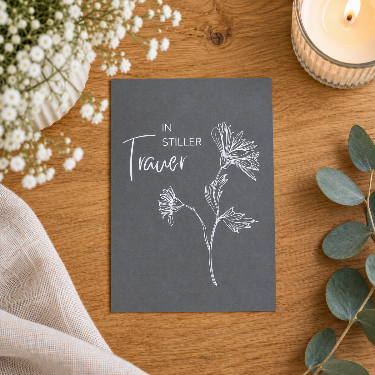 Postkarte "Trauer"
