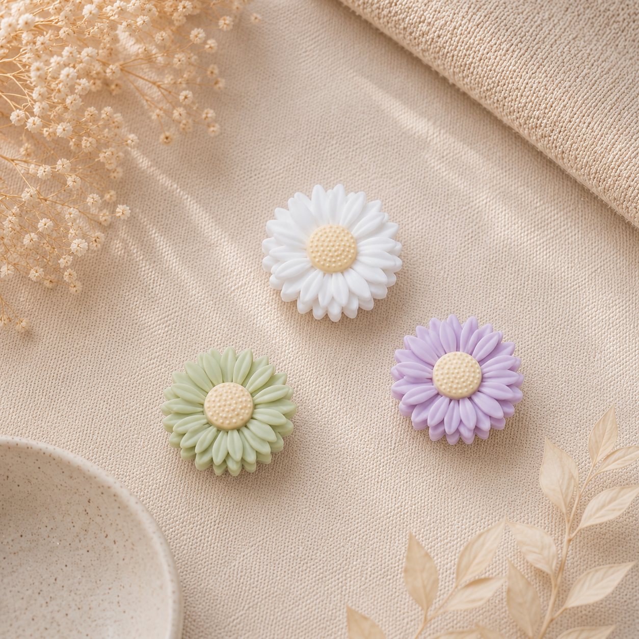 Schnullerkette Blume