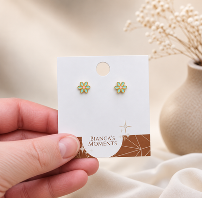 Ohrstecker Blume